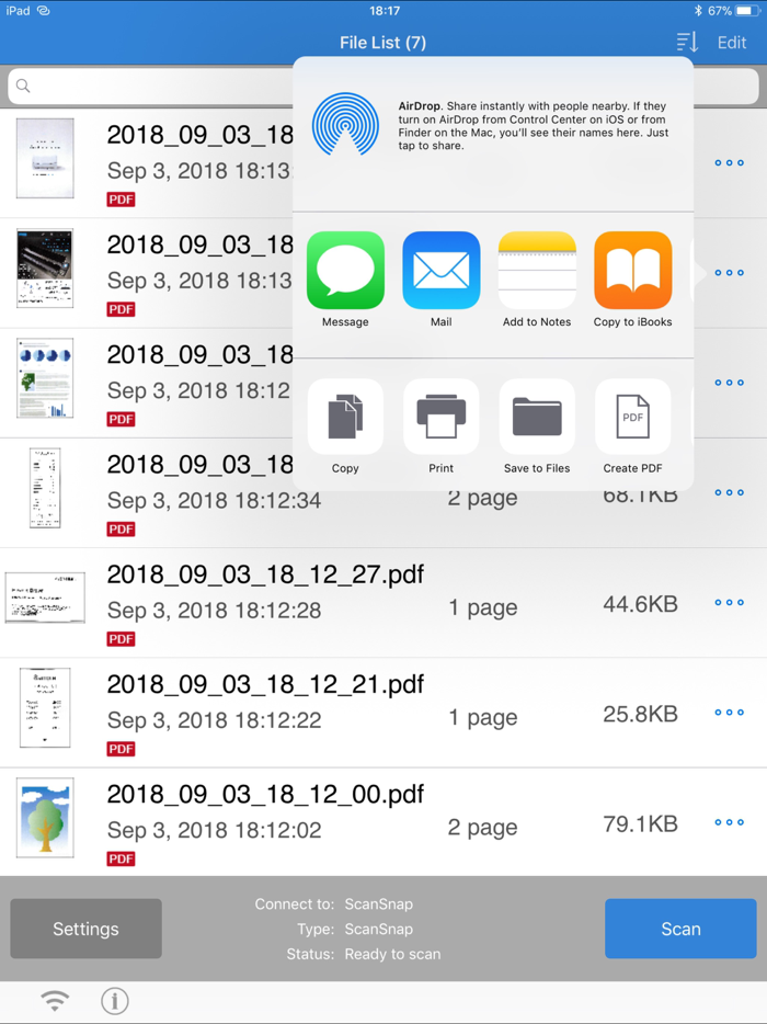 ScanSnap Connect Application