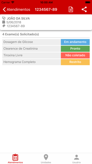 Laboratório Clementino Fraga Screenshot