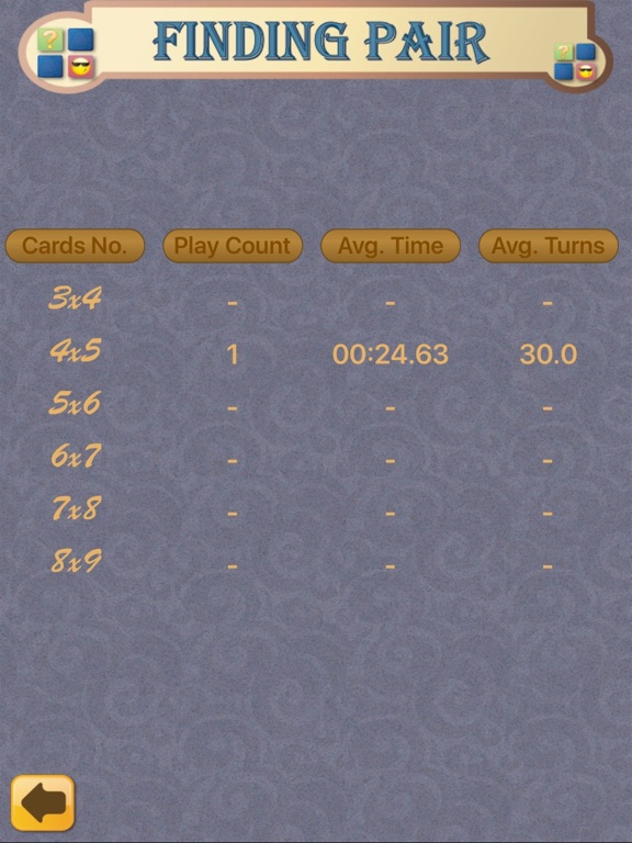 Finding Pair iPad screenshot
