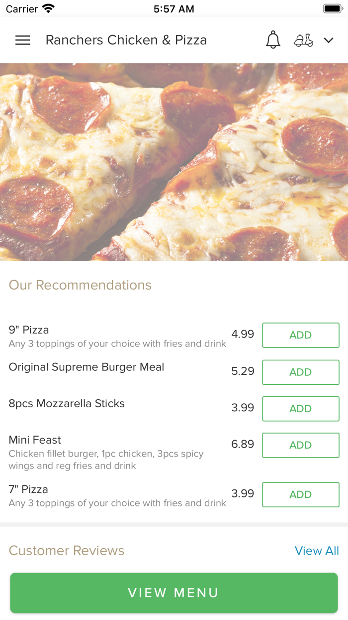 Ranchers Chicken and Pizza