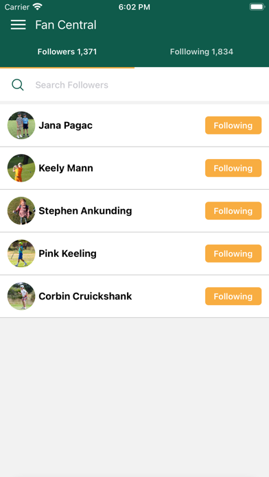 US Kids Golf Fan App Screenshot