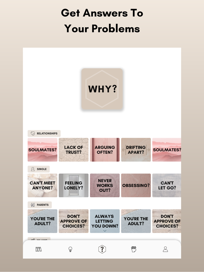 the WHY app