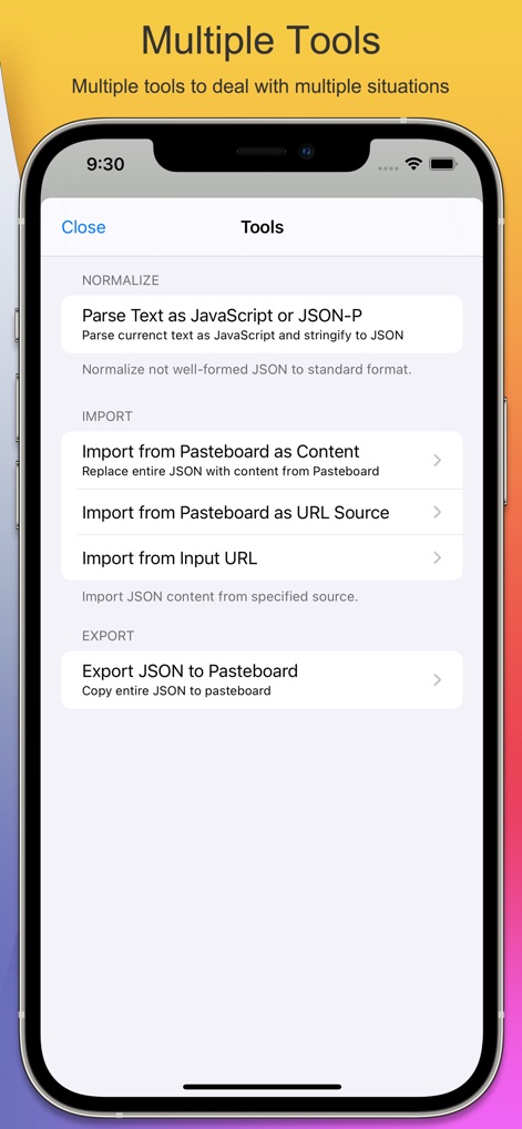Power JSON Editor Mobile - 