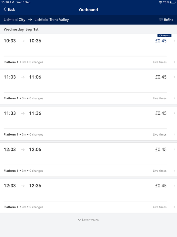 ScotRail Train Times and Tickets