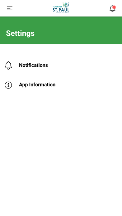 Town of St. Paul App Screenshot