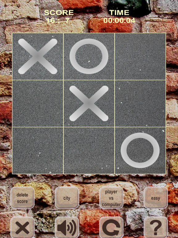 Tic-Tac-Toe classic 3x3 iPad screenshot 1 - Games app
