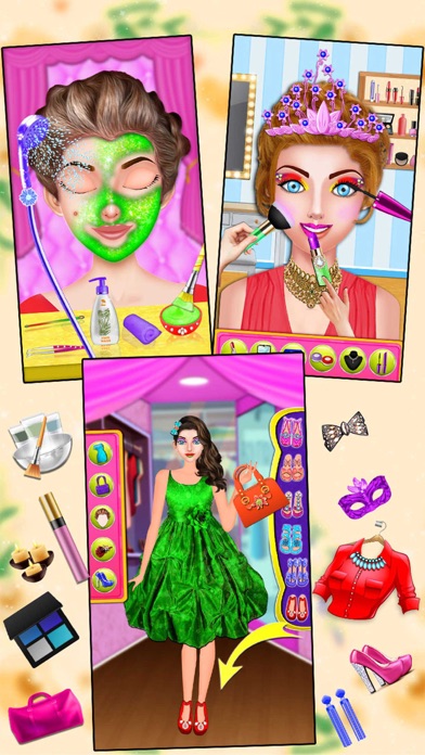 Girl Makeover DressUp Salon 3D Screenshot