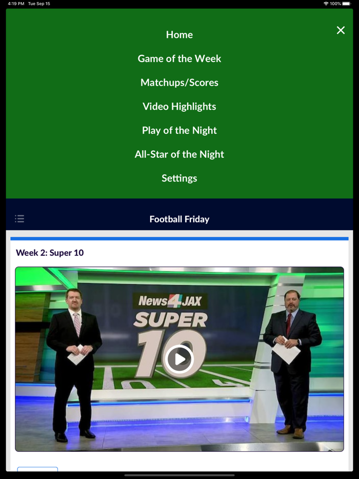 Football Friday on News4Jax