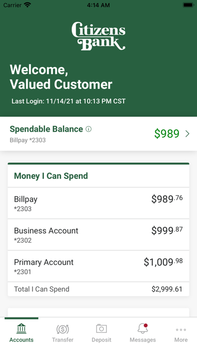Citizens Bank Baldwin AL Screenshot