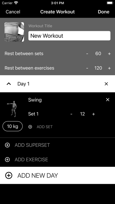 Kettlebell Home Workout Screenshot