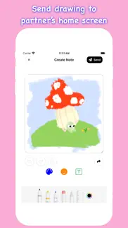 note widget - love drawing iphone screenshot 4
