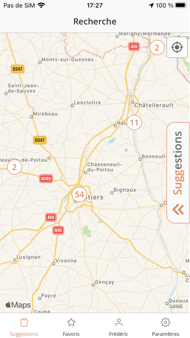 Screenshot #1 pour On Va Au Resto - RemplisVert