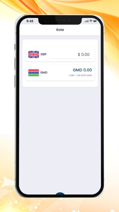 GPS Money Transfer Screenshot
