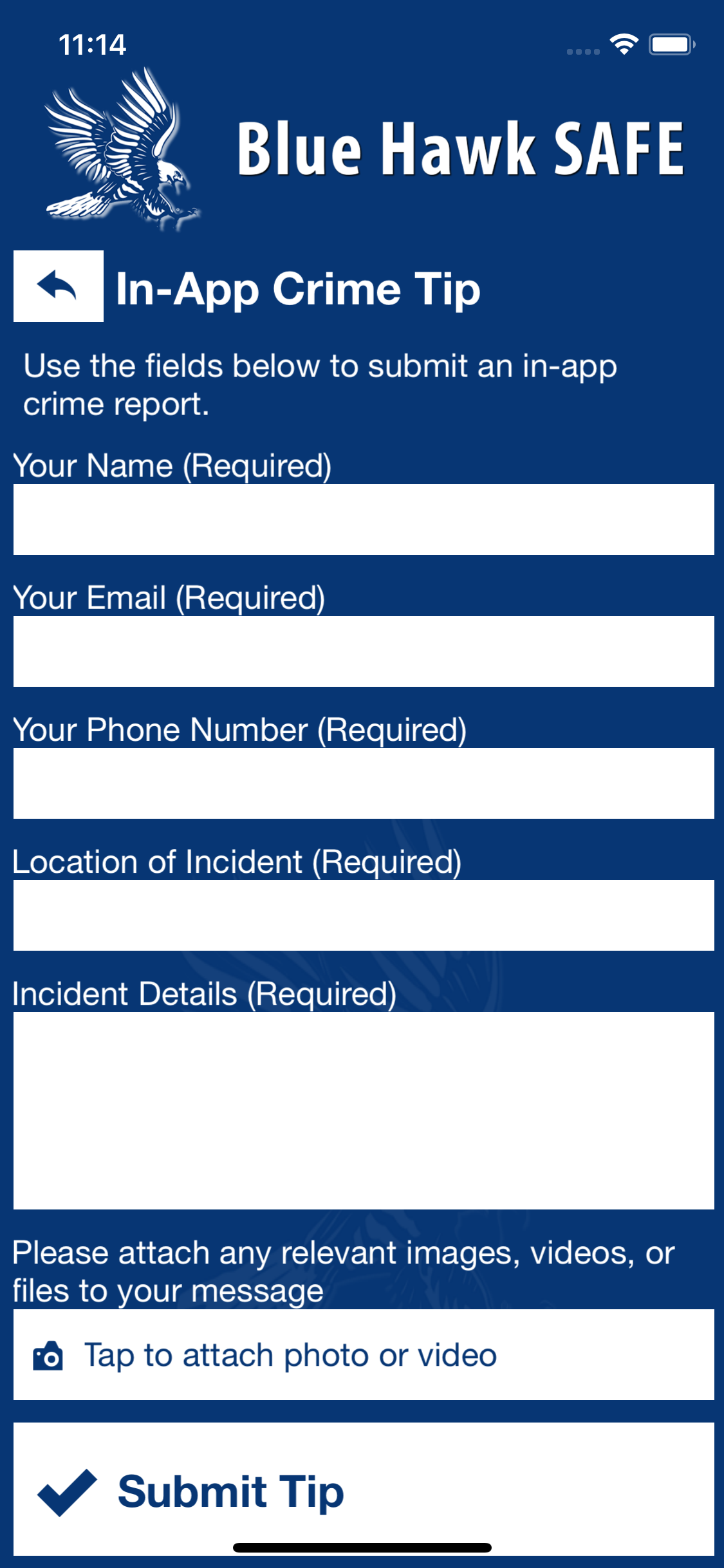 Blue Hawk SAFE screenshot 7