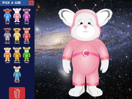 Cosmic Cubs DressUp iPad screenshot