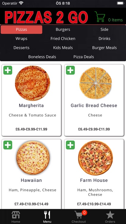 Pizzas 2 Go