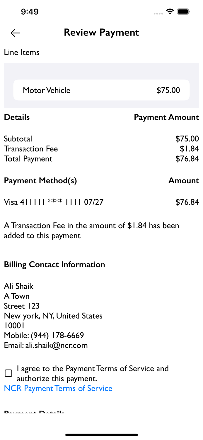 NCR Payments Business Portal