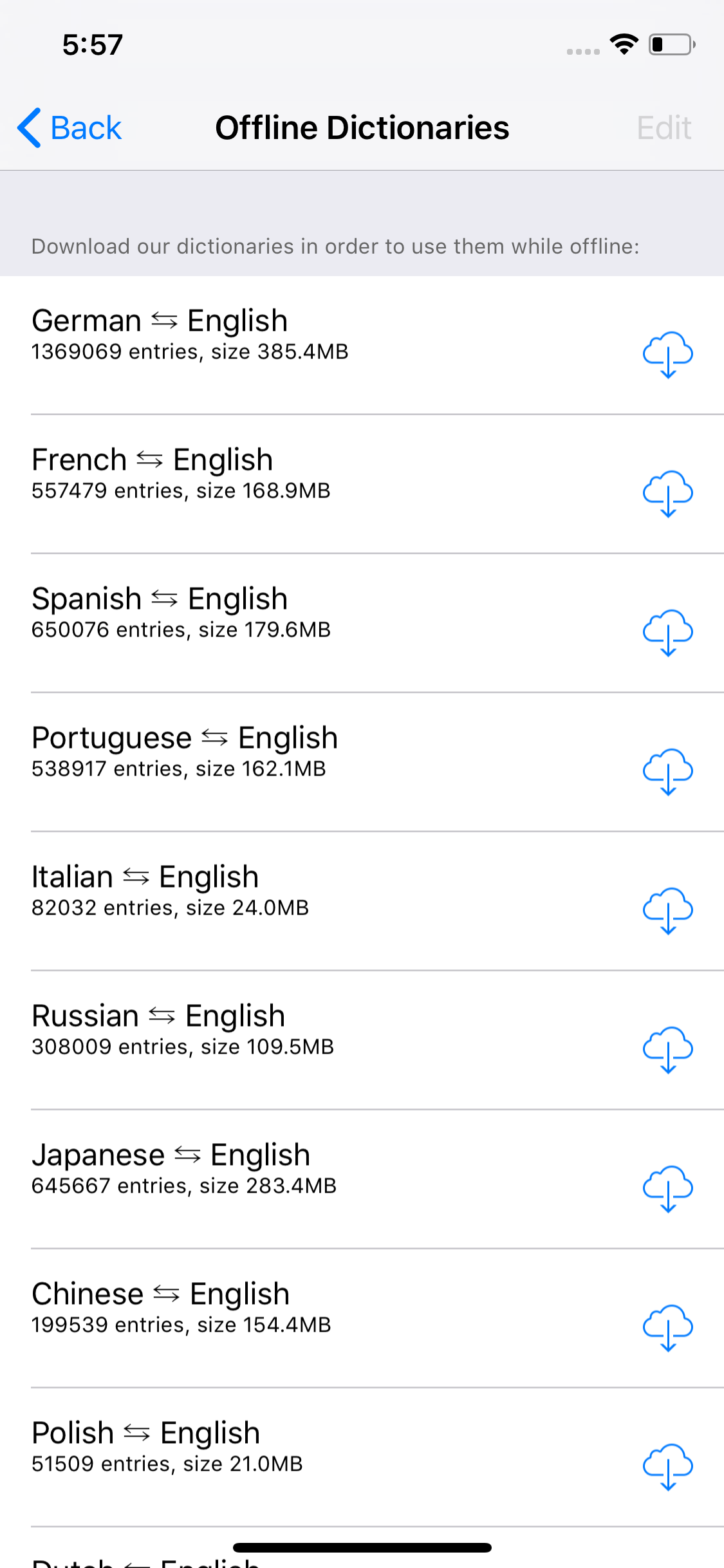 Dictionary Linguee