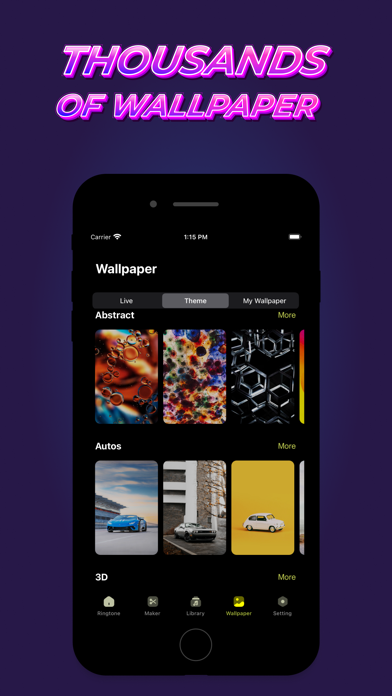 ZEGE™ Wallpapers & Ringtones Screenshot