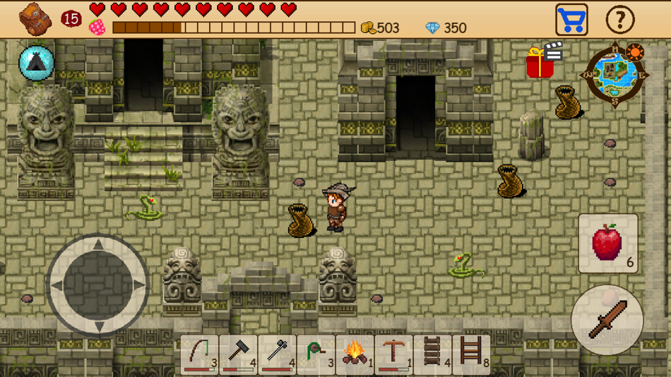 #10. Survival RPG: Open World Pixel (iOS) Bởi: Bew Games inc.