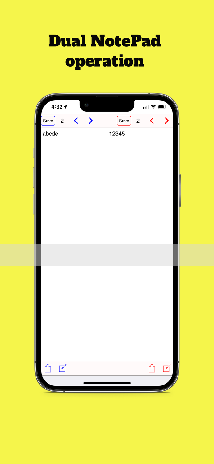 Dual EditPad
