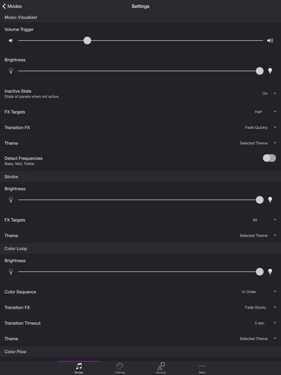 Screenshot #5 pour Soundstorm for Nanoleaf
