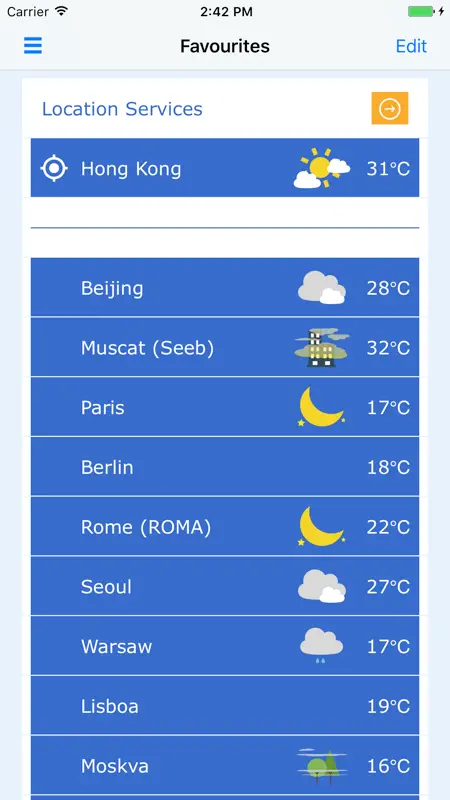 MyWorldWeather screenshot 2 of 4