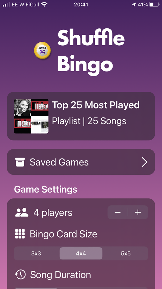 Shuffle Music Bingo - Game - 2.0.1 - (iOS)