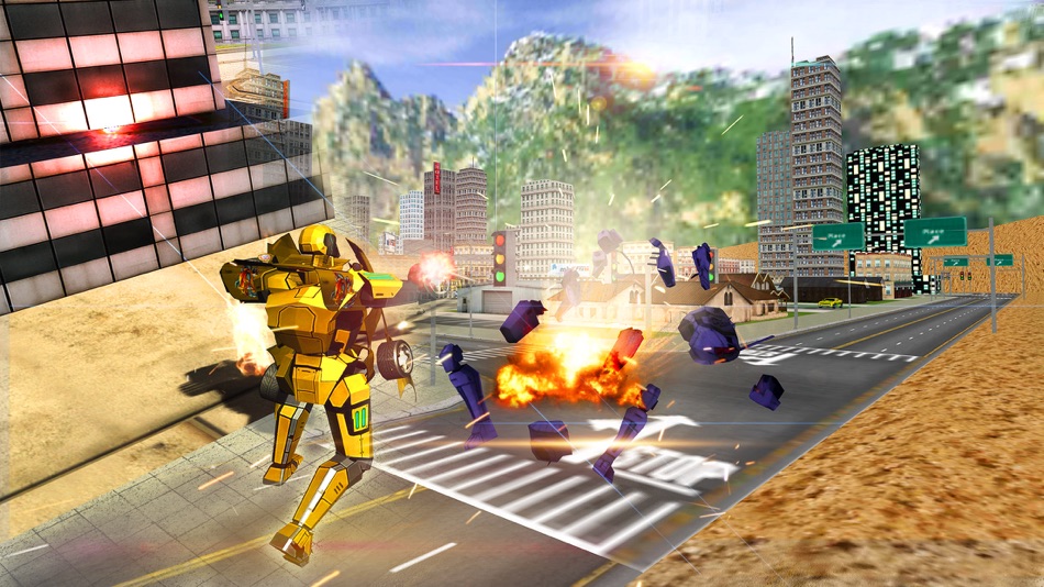 #5. Robot Fighting in Open World (iOS) Bởi: Muhammad Rafique Saleem