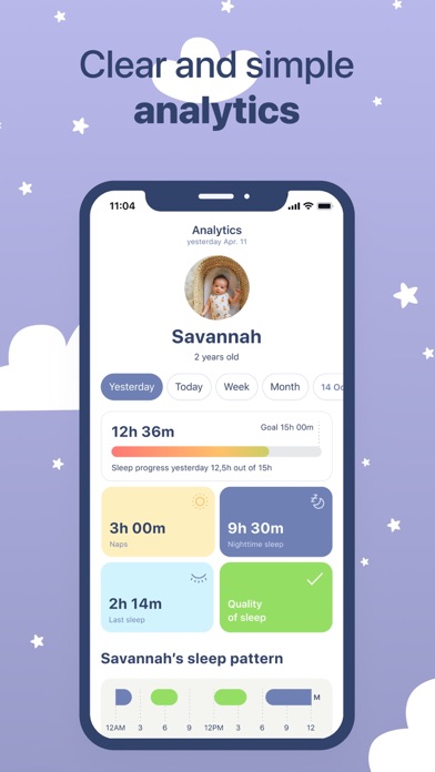 Shema - Baby Sleep Tracker Screenshot