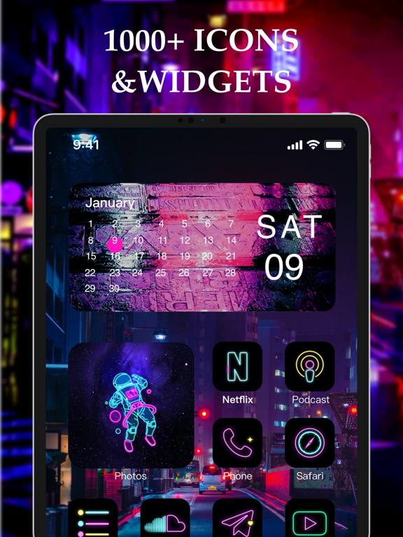 Screenshot #6 pour Themes: Fancy Widgets, Icons