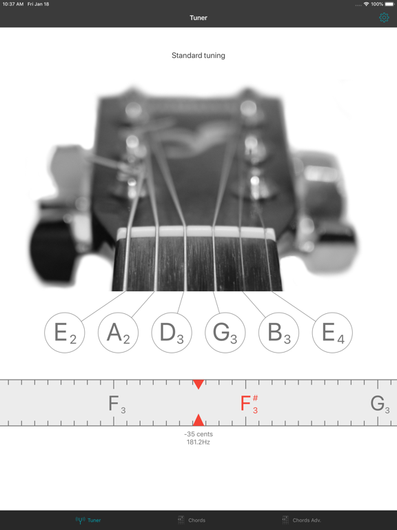 Screenshot #4 pour Guitar Tuner EM-1