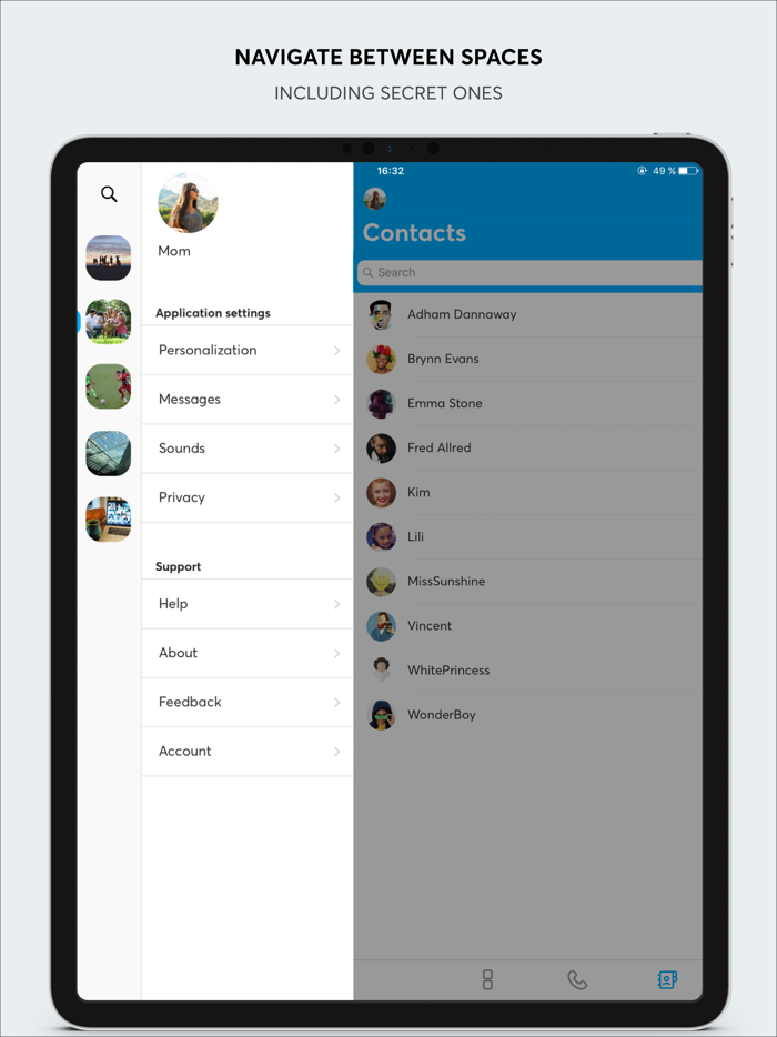 twinme private messenger