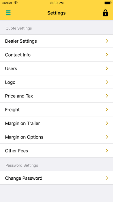 CAM Superline Dealer Portal Screenshot