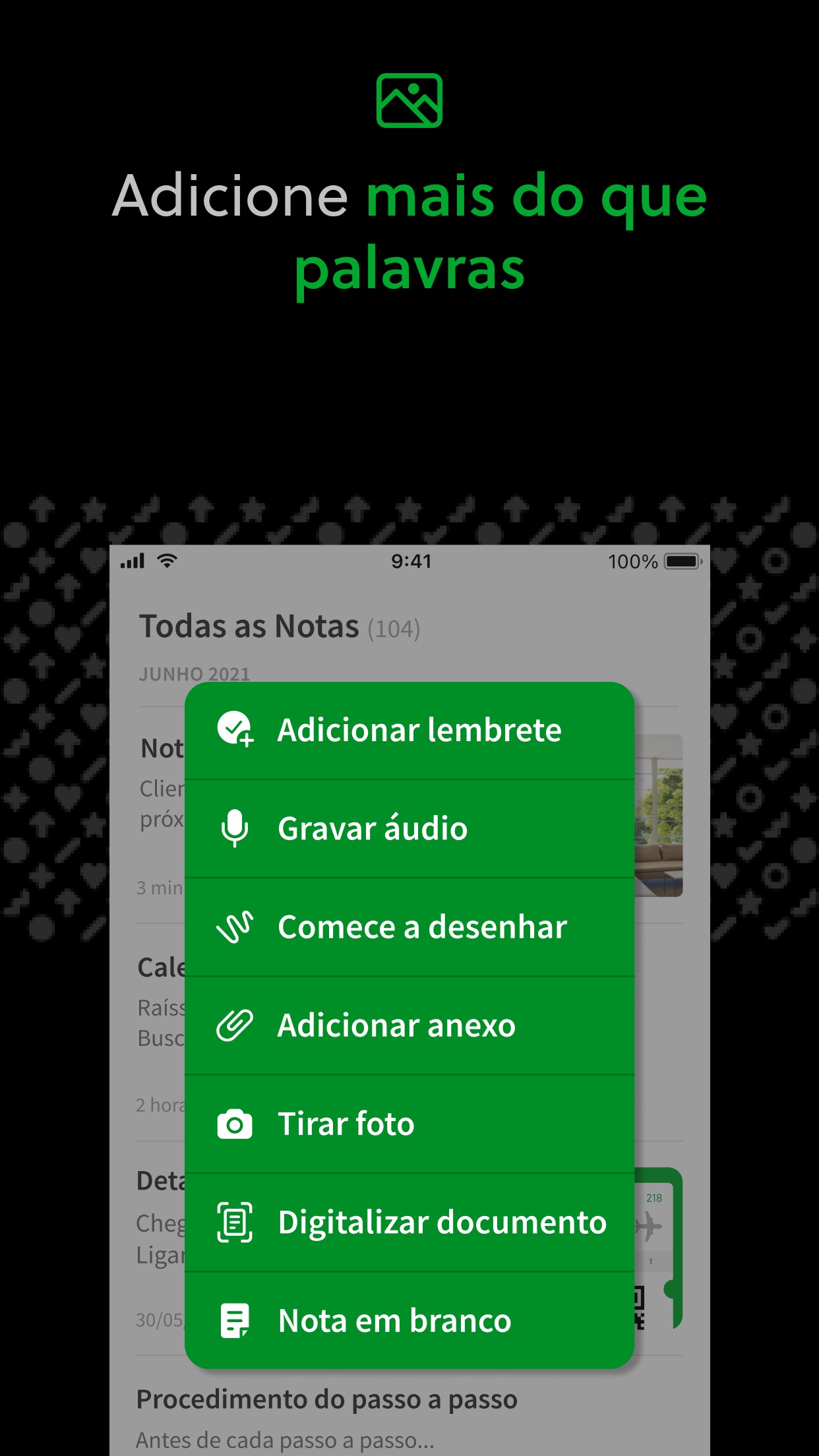 Screenshot do app Evernote - Notes Organizer