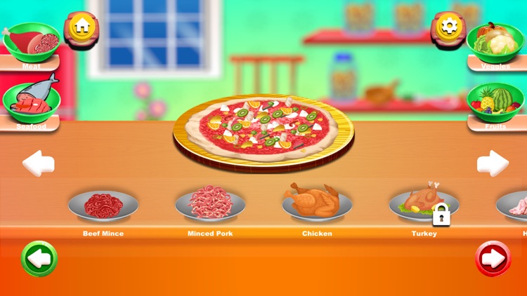 Meaty Pizza Maker Cooking Game screenshot-3