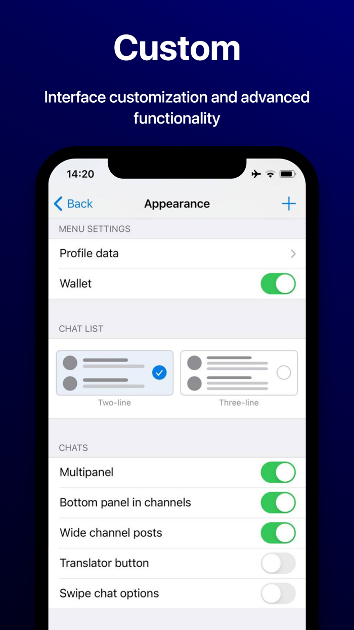 iMe Messenger and Crypto Wallet