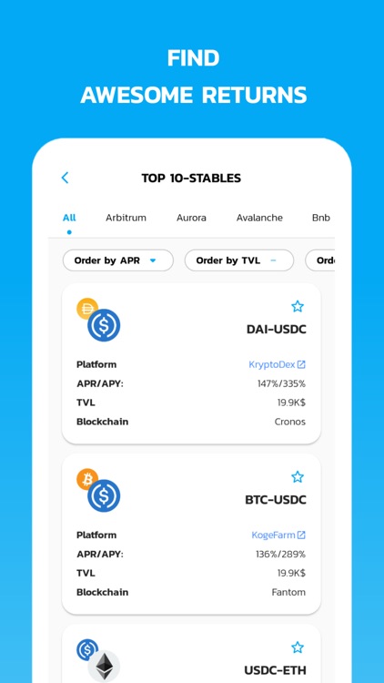 DeFiRocket: Crypto investment screenshot-3