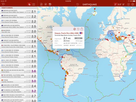 Earthquake - alerts and mapのおすすめ画像1