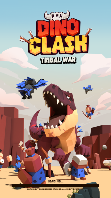 Dino Clash : Tribal War Screenshot