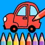 Vehicle Coloring Book