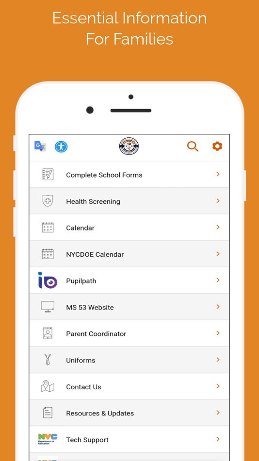 #3. MS 53 Brian Piccolo (iOS) 由: Solved Education Consultancy, LLC