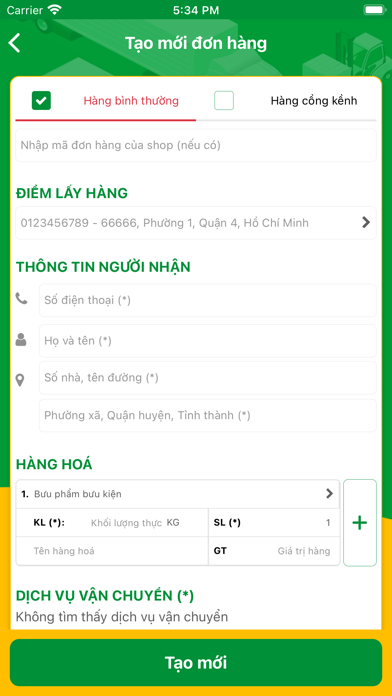 Mai Linh Logistics Screenshot