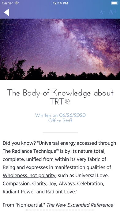 TRTIA Info Screenshot