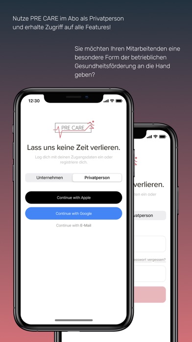 PRE CARE Screenshot