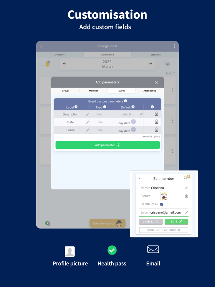 Attendy - Attendance register