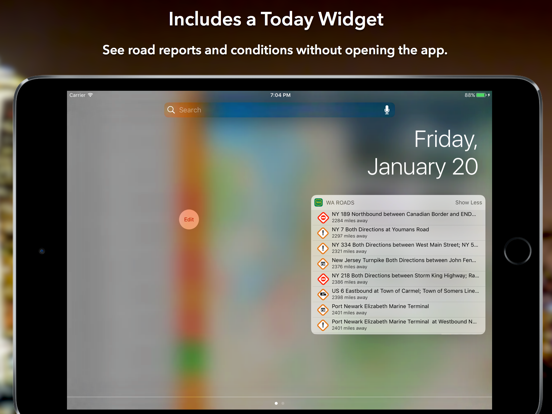 Washington State Roads iPad screenshot 5 - Travel app