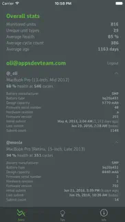 mbbdb – macbook's battery life iphone screenshot 3