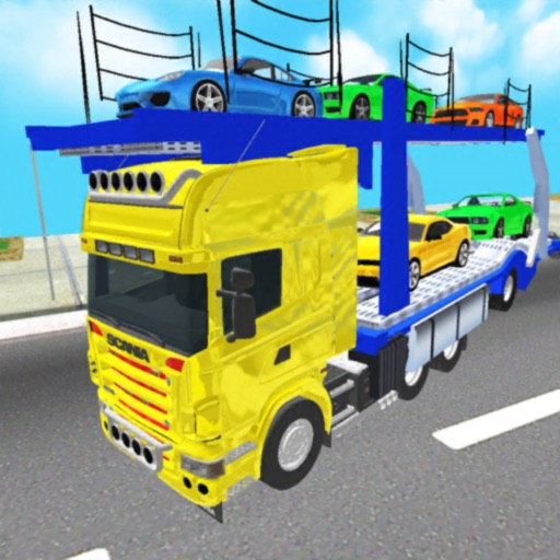 Truck Car Transporter Sim 3D icon