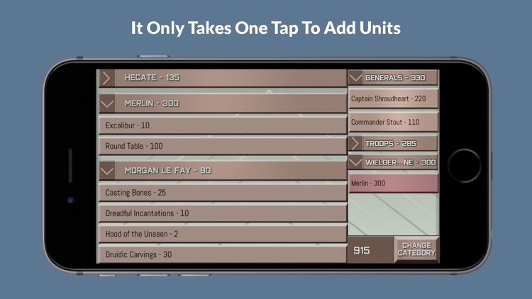 Codex Commander - Army Builder
